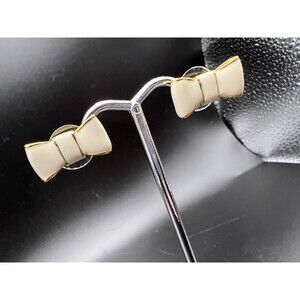 Kate Spade Take a Bow Enamel Earrings